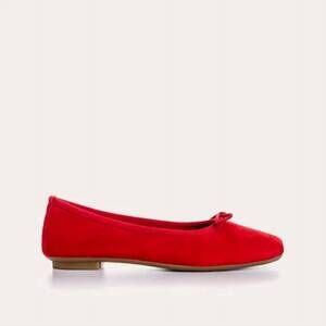 NEW REQINS women's harmony peau flats in rouge